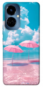 Чохол Рожеві парасольки для TECNO Camon 19 Pro (CI8n)