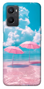 Чехол Розовые зонтики для Oppo A96
