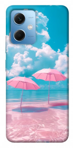 Чехол Розовые зонтики для Xiaomi Redmi Note 12 5G