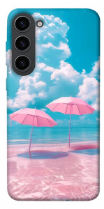 Чехол Розовые зонтики для Galaxy S23