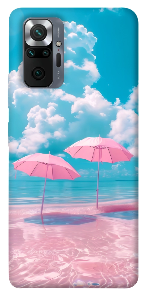 Чохол Рожеві парасольки для Xiaomi Redmi Note 10 Pro Max