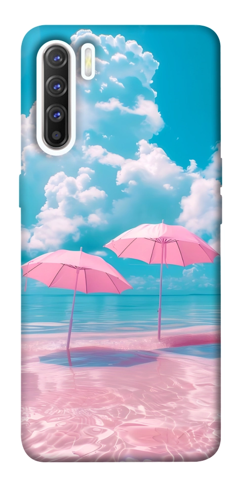 Чохол Рожеві парасольки для Oppo Reno 3