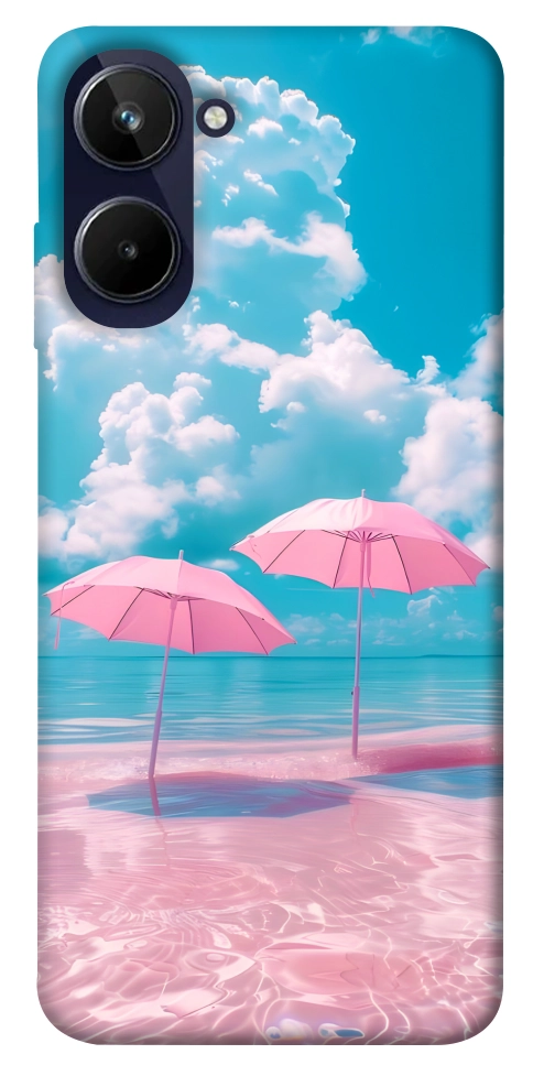 Чохол Рожеві парасольки для Realme 10 4G