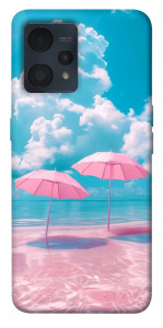 Чехол Розовые зонтики для Realme 9 Pro+