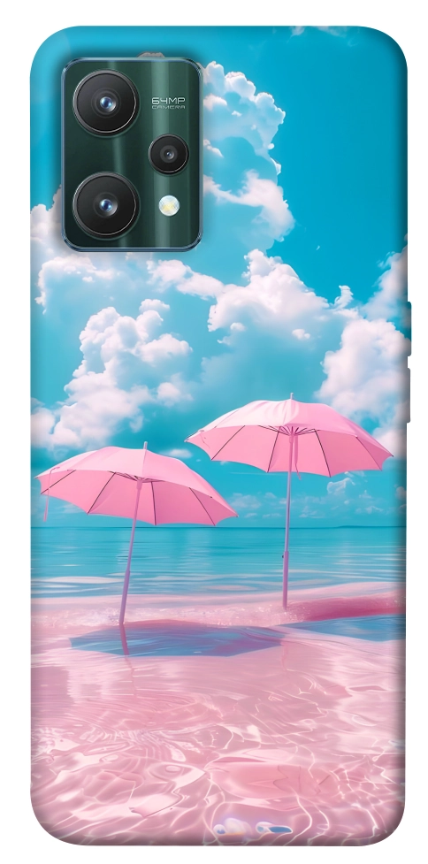 Чохол Рожеві парасольки для Realme 9 Pro