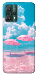 Чехол Розовые зонтики для Realme 9 Pro