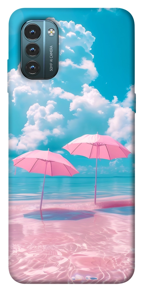 Чохол Рожеві парасольки для Nokia G21