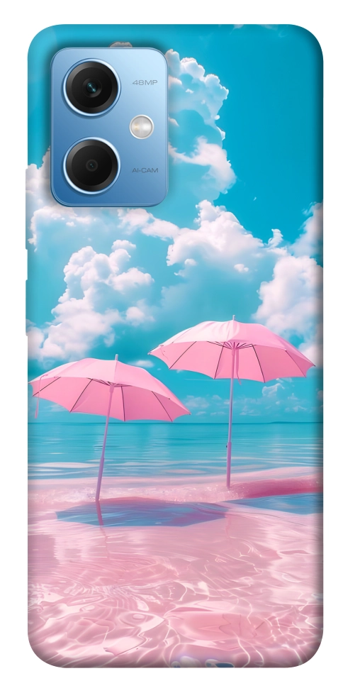 Чехол Розовые зонтики для Xiaomi Poco X5