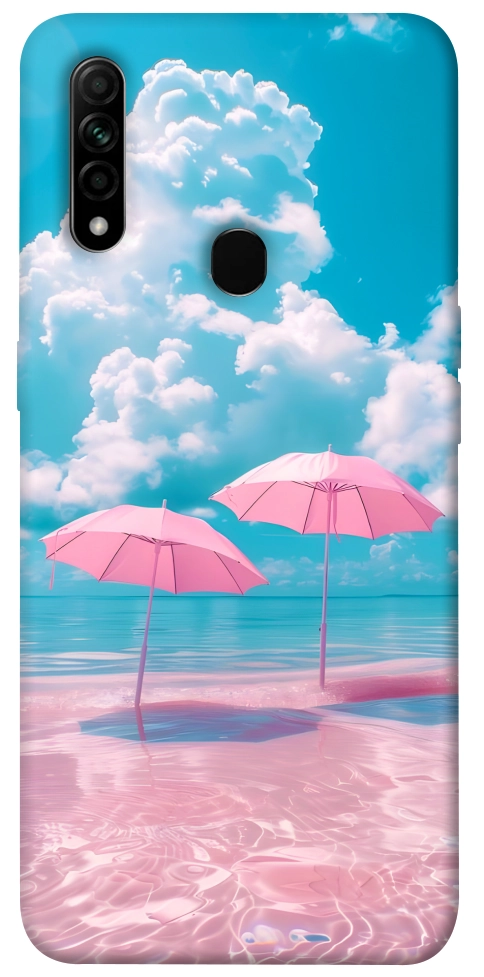Чохол Рожеві парасольки для Oppo A8