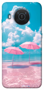 Чехол Розовые зонтики для Nokia X20
