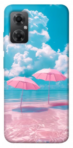 Чехол Розовые зонтики для Xiaomi Redmi Note 11R