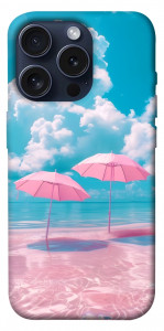 Чохол Рожеві парасольки для iPhone 15 Pro