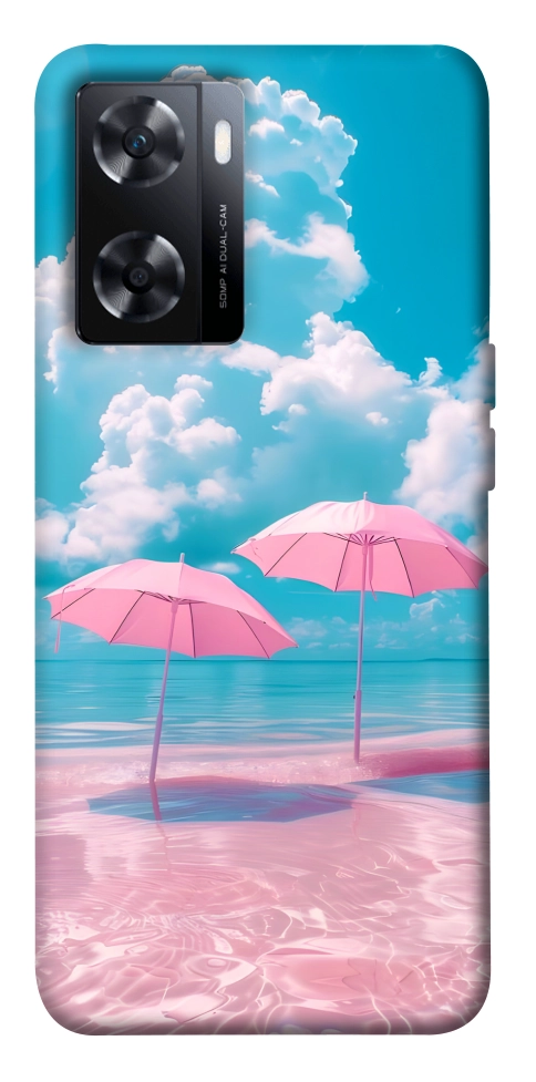 Чехол Розовые зонтики для OnePlus Nord N20 SE