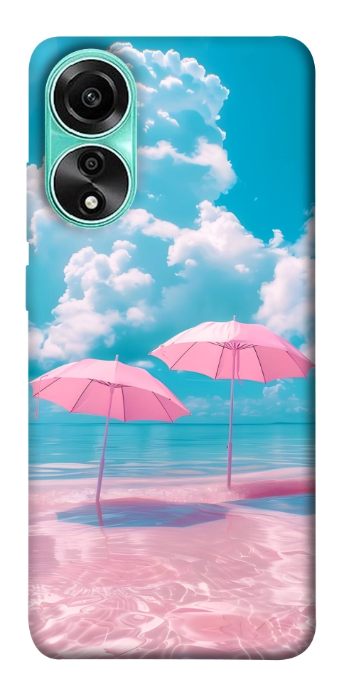 Чохол Рожеві парасольки для Oppo A78 4G