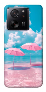 Чехол Розовые зонтики для Xiaomi 13T