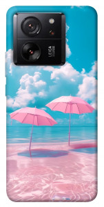 Чехол Розовые зонтики для Xiaomi 13T Pro