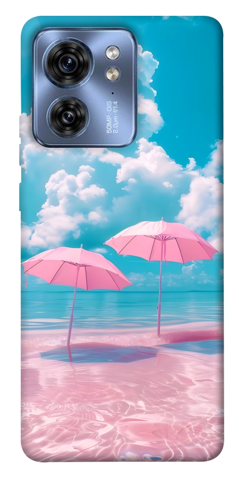 Чохол Рожеві парасольки для Motorola Edge 40
