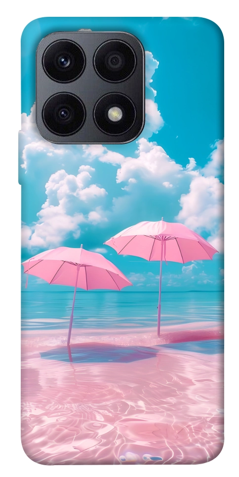 Чохол Рожеві парасольки для Huawei Honor X8a