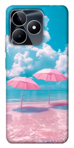 Чехол Розовые зонтики для Realme C53