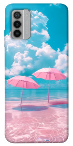 Чехол Розовые зонтики для Nokia G42