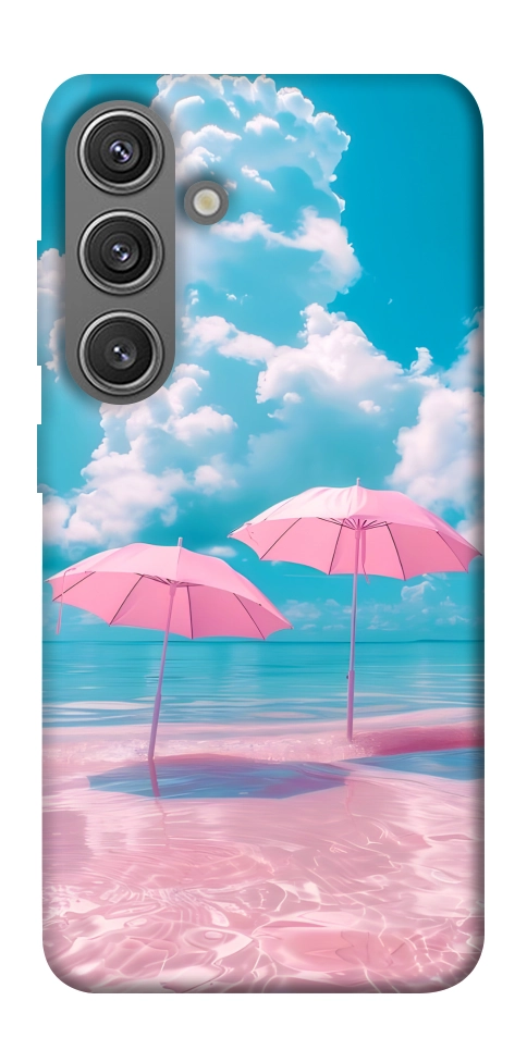 Чехол Розовые зонтики для Galaxy S24+