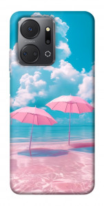 Чохол Рожеві парасольки для Huawei Honor X7a