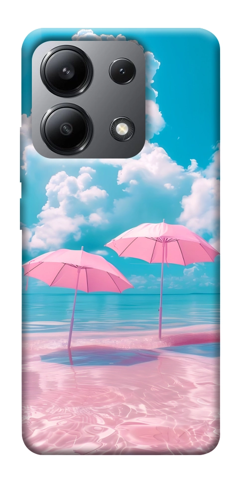 Чохол Рожеві парасольки для Xiaomi Redmi Note 13 4G