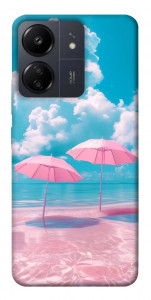 Чохол Рожеві парасольки для Xiaomi Poco C65
