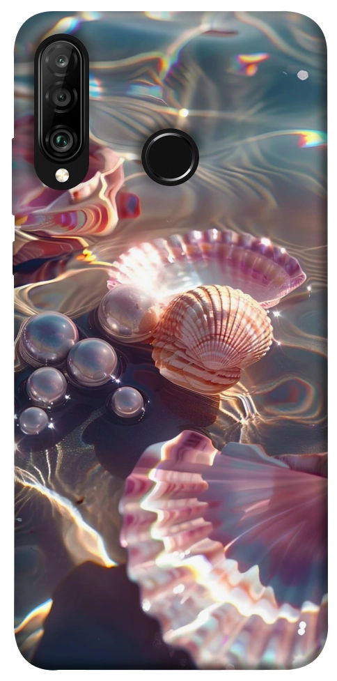 Чехол Яркие ракушки для Huawei P30 Lite