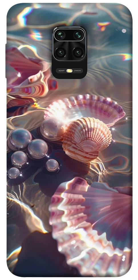 Чехол Яркие ракушки для Xiaomi Redmi Note 9 Pro