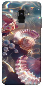 Чохол Яскраві мушлі для Galaxy A8 (2018)