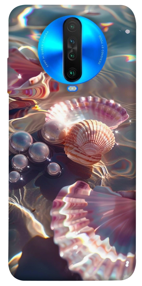 Чехол Яркие ракушки для Xiaomi Poco X2