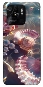 Чехол Яркие ракушки для Xiaomi Redmi 10C