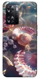 Чехол Яркие ракушки для Oppo A57s