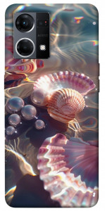 Чехол Яркие ракушки для Oppo Reno 7 4G