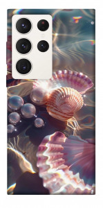 Чехол Яркие ракушки для Galaxy S23 Ultra