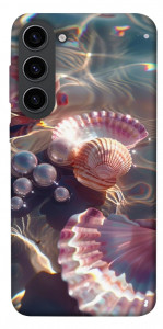 Чехол Яркие ракушки для Galaxy S23