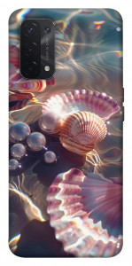 Чехол Яркие ракушки для Oppo A54 5G