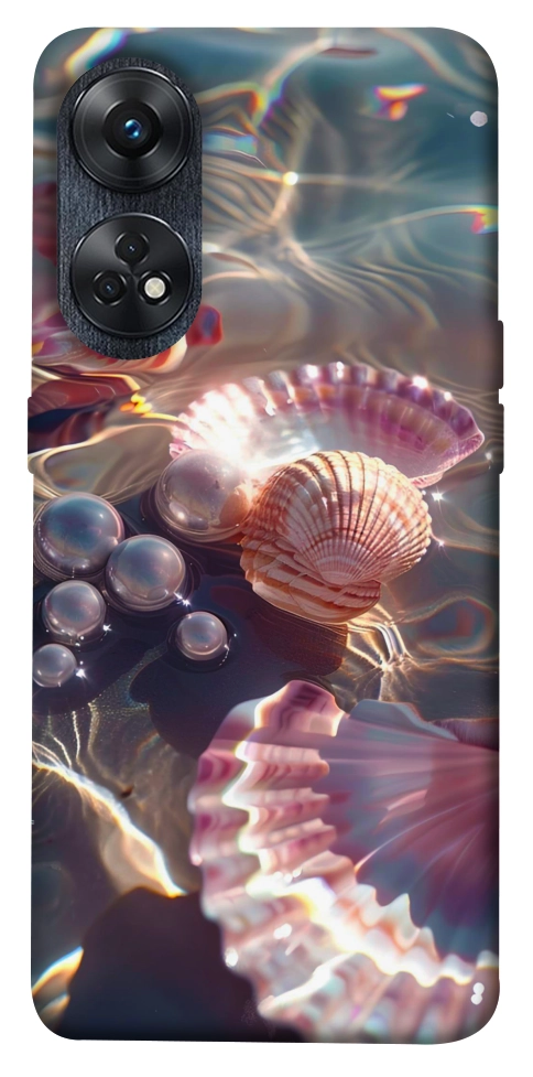 Чехол Яркие ракушки для Oppo Reno 8 T 4G