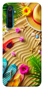 Чехол Пляжные принадлежности для Realme 6 Pro