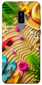 Чехол Пляжные принадлежности для Galaxy S9+