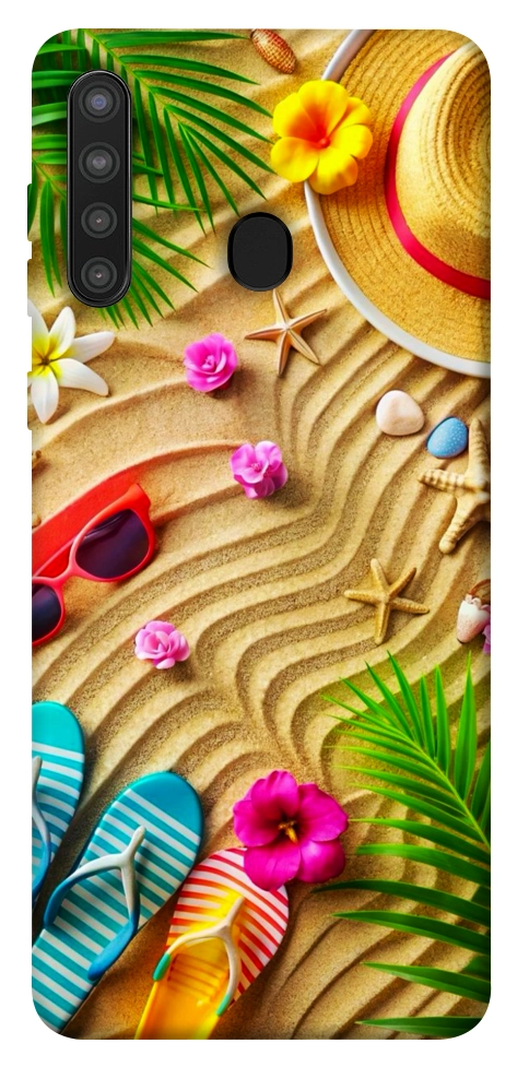 Чехол Пляжные принадлежности для Galaxy A21