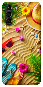 Чехол Пляжные принадлежности для Galaxy S21+