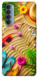 Чехол Пляжные принадлежности для Oppo Reno 4 Pro