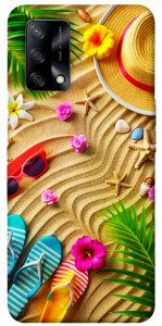 Чехол Пляжные принадлежности для Oppo A74 4G