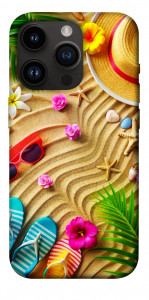 Чехол Пляжные принадлежности для iPhone 14 Pro