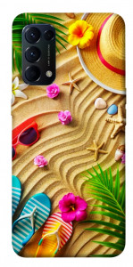 Чехол Пляжные принадлежности для Oppo Reno 5 4G