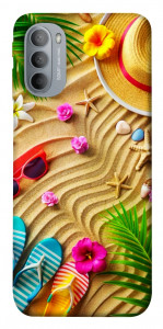 Чехол Пляжные принадлежности для Motorola Moto G31