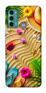 Чехол Пляжные принадлежности для Motorola Moto G60