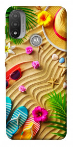 Чехол Пляжные принадлежности для Мotorola Moto E20